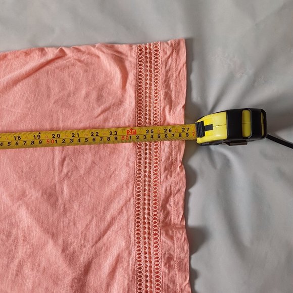 Coral Lord & Taylor Summer Lacy Tank Top M Size - Picture 5 of 11